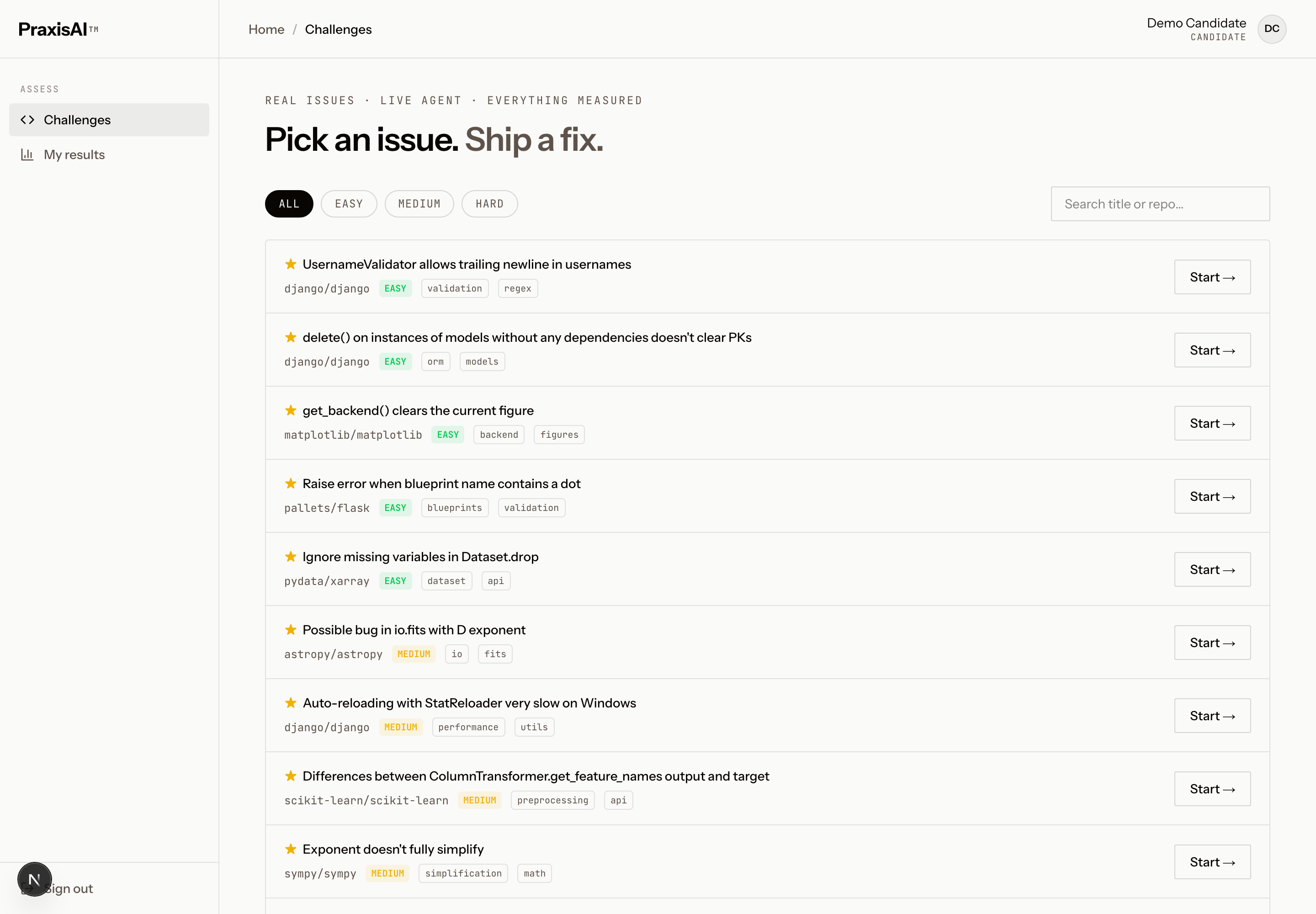 The task bank